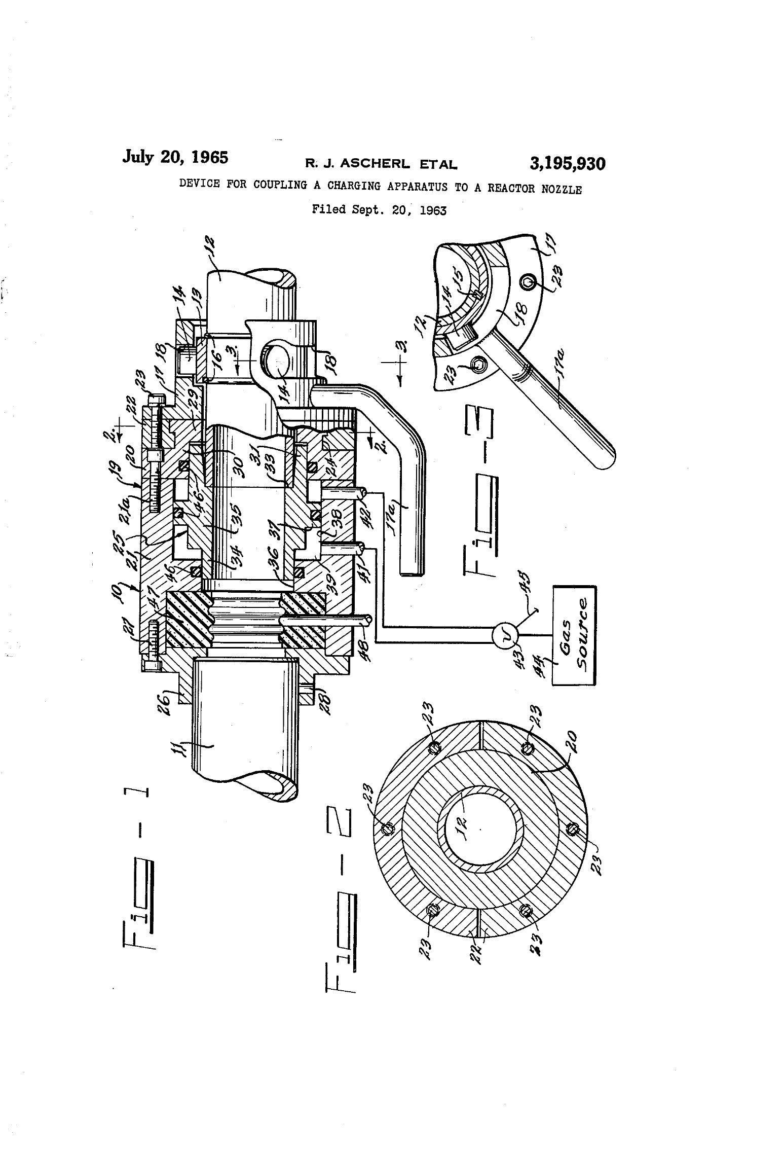 Us Patent 3,195,930 — Drawing Sheet
